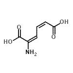 CAS#: 4548-99-6， (2E,4Z)-2-Amino-2,4-Hexadienedioic Acid