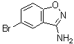 结构式 CAS# 455280-00-9, 5-溴-1,2-苯并异恶唑-3-胺