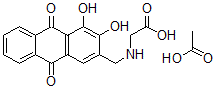 CAS#: 455303-00-1， 2-[Carboxylatomethyl-[(3,4-dihydroxy-9,10-dioxo-anthracen-2-yl)methyl]ammonio]acetate