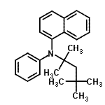 CAS#: 4572-51-4， N-Phenyl-N-(2,4,4-Trimethyl-2-Pentanyl)-1-Naphthalenamine