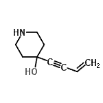 CAS#: 45844-69-7， 4-(3-Buten-1-Yn-1-Yl)-4-Piperidinol