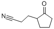 structure of CAS# 4594-77-8, 3-(2-Oxocyclopentyl)Propanenitrile;3-(2-Ketocyclopentyl)Propionitrile;2-Oxocyclopentanepropiononitrile