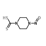CAS#: 45946-66-5， 4-Nitroso-1-Piperazinecarbodithioic Acid