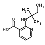 CAS#: 460044-26-2， 2-[(2-Methyl-2-Butanyl)Amino]Nicotinic Acid