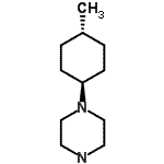 CAS#: 460365-14-4， 1-(trans-4-Methylcyclohexyl)Piperazine