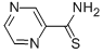 structure of CAS# 4604-72-2, Pyrazine-2-Carbothioamide;2-Pyrazinecarbothioamide;Thiopyrazinamide;5-25-04-00191 (Beilstein Handbook Reference)