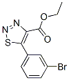 CAS#: 4609-47-6， Ethyl 5-(3-Bromophenyl)Thiadiazole-4-Carboxylate