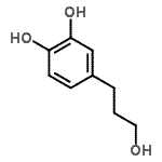 CAS#: 46118-02-9， 4-(3-Hydroxypropyl)-1,2-Benzenediol
