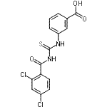 CAS#: 461398-11-8， 3-{[(2,4-Dichlorobenzoyl)Carbamothioyl]Amino}Benzoic Acid