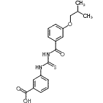 CAS#: 461402-09-5， 3-{[(3-Isobutoxybenzoyl)Carbamothioyl]Amino}Benzoic Acid