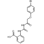 CAS#: 461417-11-8， 2-({[(4-Bromophenoxy)Acetyl]Carbamothioyl}Amino)Benzoic Acid