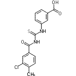 CAS#: 462096-61-3， 3-{[(3-Chloro-4-Methylbenzoyl)Carbamothioyl]Amino}Benzoic Acid