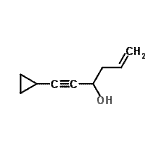 CAS#: 462113-26-4， 1-Cyclopropyl-5-Hexen-1-Yn-3-Ol