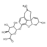 CAS#: 464189-54-6， (4aS,6R,8aS)-6-Hydroxy-11-methyl-5,6,9,10,11,12-hexahydro-4aH-[1]benzofuro[3a,3,2-ef][2]benzazepin-3-yl beta-D-glycero-hexopyranosiduronic acid