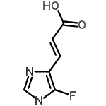 CAS#: 464924-70-7， (2E)-3-(5-Fluoro-1H-Imidazol-4-Yl)Acrylic Acid