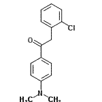 CAS 登录号：465514-61-8， 2-(2-氯苯基)-1-[4-(二甲基氨基)苯基]乙酮