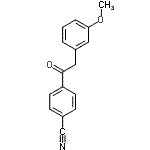 CAS#: 465514-67-4， 4-[(3-Methoxyphenyl)Acetyl]Benzonitrile