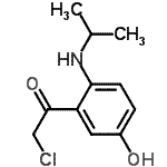 CAS#: 466694-14-4， 2-Chloro-1-[5-Hydroxy-2-(Isopropylamino)Phenyl]Ethanone
