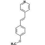 CAS#: 46739-60-0， 4-[(E)-2-(4-Methoxyphenyl)Vinyl]Pyridine