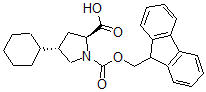 CAS#: 467438-40-0， (2S,4S)-4-Cyclohexyl-1,2-Pyrrolidinedicarboxylic Acid 1-(9H-Fluoren-9-Ylmethyl) Ester