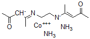 CAS#: 46933-76-0， (2Z,4E,2'Z,4'E)-,4,4'-(1,2-Ethanediyldinitrilo)bis-2-Penten-2-olate cobalt(3+) salt, ammoniate