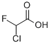 structure of CAS# 471-44-3, Chlorofluoroacetic Acid;2-Chloro-2-Fluoro-Acetic Acid;2-Chloro-2-Fluoro-Ethanoic Acid;Acetic Acid, Chlorofluoro-
