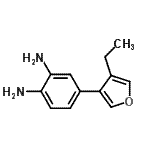 CAS#: 471239-85-7， 4-(4-Ethyl-3-Furyl)-1,2-Benzenediamine