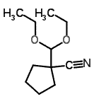 CAS#: 471864-45-6， 1-(Diethoxymethyl)Cyclopentanecarbonitrile