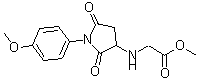 CAS#: 471917-79-0， Methyl N-[1-(4-Methoxyphenyl)-2,5-Dioxo-3-Pyrrolidinyl]Glycinate