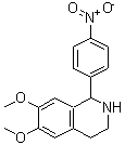 CAS 登录号：47281-61-8， 6,7-二甲氧基-1-(4-硝基苯基)-1,2,3,4-四氢异喹啉