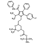 CAS#: 472967-95-6， 2-Methyl-2-Propanyl (6-{2-[2-(4-Fluorophenyl)-5-Isopropyl-3-Phenyl-4-(Phenylcarbamoyl)-1H-Pyrrol-1-Yl]Ethyl}-2,2-Dimethyl-1,3-Dioxan-4-Yl)Acetate