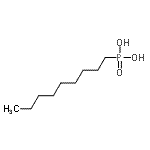 结构式 CAS# 4730-79-4, 壬基膦酸