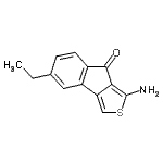 CAS#: 473437-53-5， 1-Amino-5-Ethyl-8H-Indeno[1,2-c]Thiophen-8-One