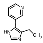 CAS#: 473693-15-1， 3-(4-Ethyl-1H-Imidazol-5-Yl)Pyridine