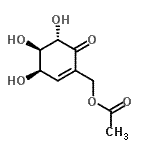 CAS#: 473791-23-0， [(3R,4R,5S)-3,4,5-Trihydroxy-6-Oxo-1-Cyclohexen-1-Yl]Methyl Acetate