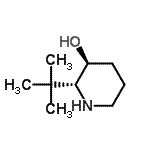 CAS#: 473809-03-9， (2R,3S)-2-(2-Methyl-2-Propanyl)-3-Piperidinol