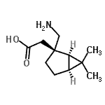CAS#: 473829-52-6， [(1R,2R,5S)-2-(Aminomethyl)-6,6-Dimethylbicyclo[3.1.0]Hex-2-Yl]Acetic Acid