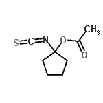 CAS#: 474055-68-0， 1-Isothiocyanatocyclopentyl Acetate
