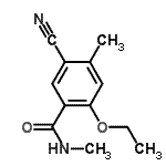 CAS#: 474554-08-0， 5-Cyano-2-Ethoxy-N,4-Dimethylbenzamide