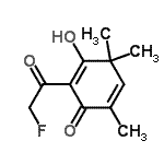 CAS#: 474942-44-4， 2-(Fluoroacetyl)-3-Hydroxy-4,4,6-Trimethyl-2,5-Cyclohexadien-1-One