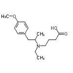 CAS#: 475203-77-1， 4-{Ethyl[1-(4-Methoxyphenyl)-2-Propanyl]Amino}Butanoic Acid
