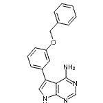 CAS#: 475489-37-3， 5-[3-(Benzyloxy)Phenyl]-1H-Pyrrolo[2,3-d]Pyrimidin-4-Amine