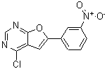 CAS#: 475585-22-9， 4-Chloro-6-(3-Nitrophenyl)Furo[2,3-d]Pyrimidine