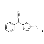 CAS#: 475625-36-6， 2-Ethyl-5-(1-Phenyl-2-Propyn-1-Yl)Furan
