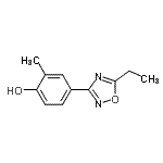 CAS#: 475651-47-9， 4-(5-Ethyl-1,2,4-Oxadiazol-3-Yl)-2-Methylphenol