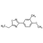 CAS#: 475652-15-4， 5-Ethyl-3-(4-Methoxy-3-Methylphenyl)-1,2,4-Oxadiazole