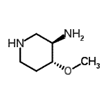 CAS#: 476160-68-6， (3R,4R)-4-Methoxy-3-Piperidinamine
