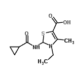 CAS#: 476278-68-9， 2-[(Cyclopropylcarbonyl)Amino]-3-Ethyl-4-Methyl-2,3-Dihydro-1,3-Thiazole-5-Carboxylic Acid