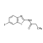 CAS#: 476297-58-2， N-(6-Fluoro-1,3-Benzothiazol-2-Yl)Propanamide