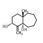 CAS#: 477199-55-6， (3R,4aS,9aS)-9a-Methyl-4-methylenedecahydro-4aH-benzo[7]annulene-3,4a-diol